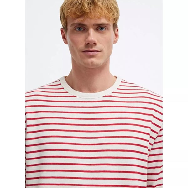 Mavi ÇİZGİLİ UZUN KOL TİŞÖRT Fire Whirl Kırmızı Erkek T-Shirt