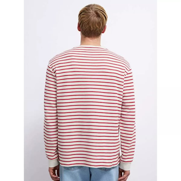 Mavi ÇİZGİLİ UZUN KOL TİŞÖRT Fire Whirl Kırmızı Erkek T-Shirt