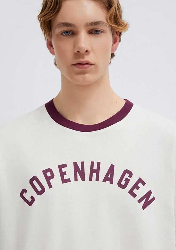 Mavi COPENHAGEN TİŞÖRT Vanilya Beyaz Beyaz Erkek T-Shirt