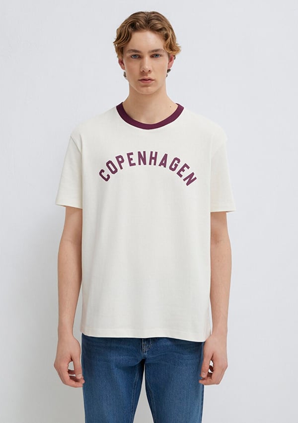Mavi COPENHAGEN TİŞÖRT Vanilya Beyaz Beyaz Erkek T-Shirt