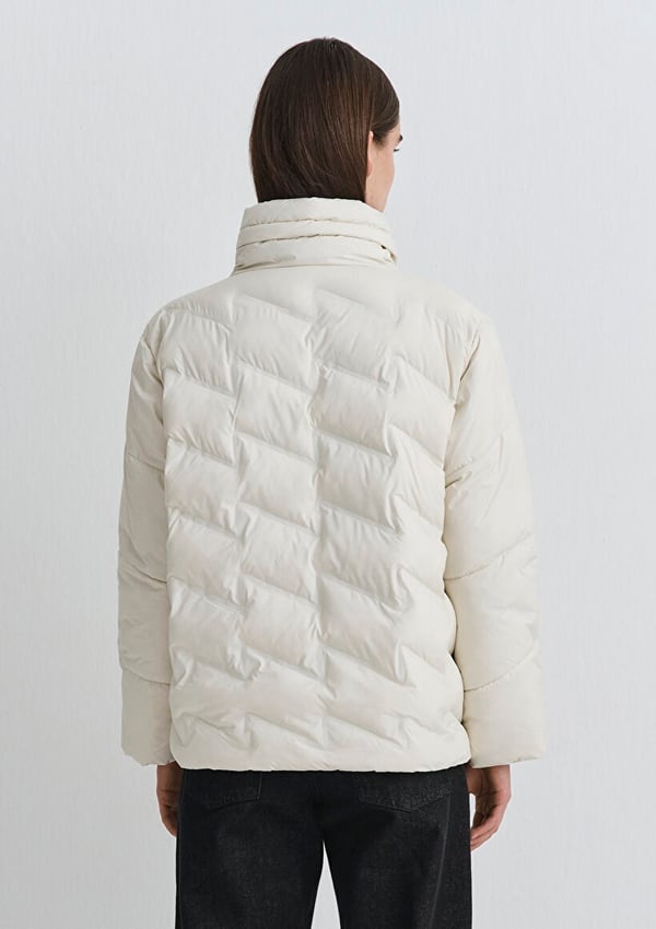 Mavi DiK YAKA CEKET White Onyx Beyaz Kadın Ceket
