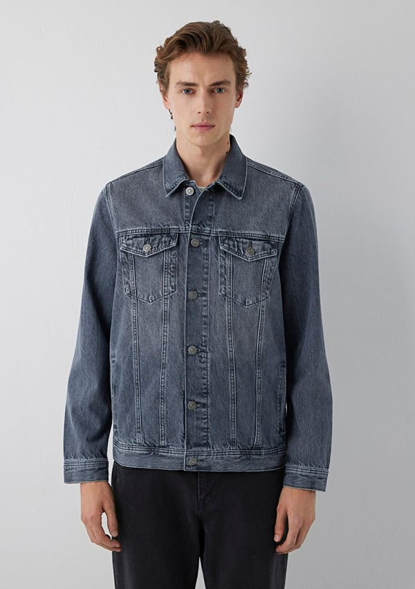 Mavi DRAKE Dolphin Grey Classic Denim Denim Erkek Ceket