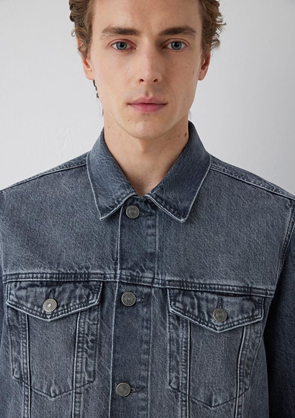 Mavi DRAKE Dolphin Grey Classic Denim Denim Erkek Ceket