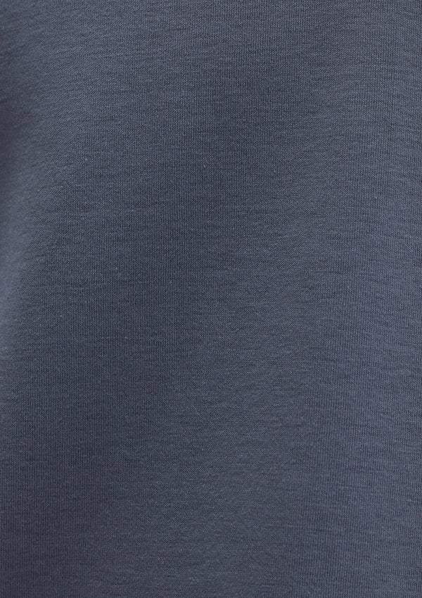 Mavi DÜĞMELİ PENYE Koyu Deniz Mavi Gri Erkek T-Shirt