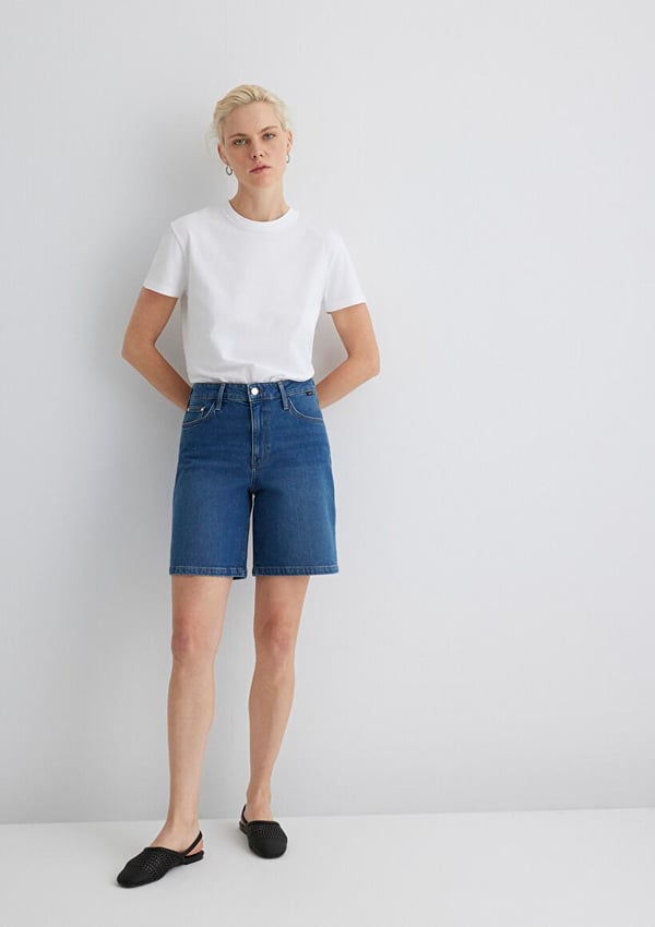 Mavi ELIANA Dark Blue Denim Denim Kadın Şort