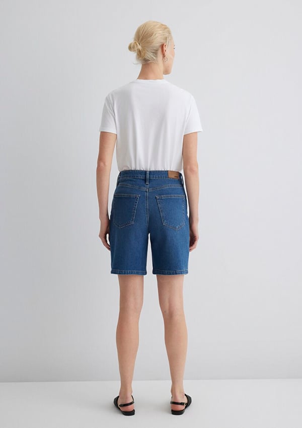 Mavi ELIANA Dark Blue Denim Denim Kadın Şort