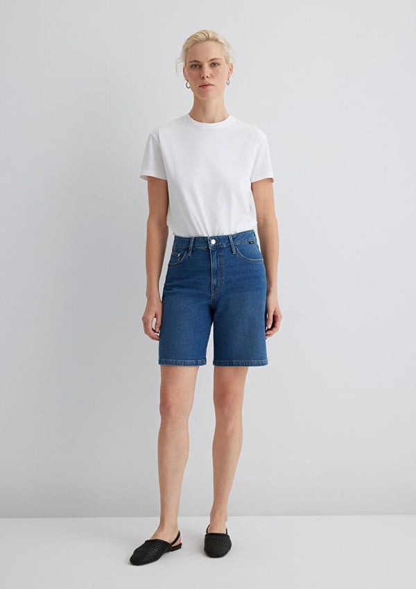 Mavi ELIANA Dark Blue Denim Denim Kadın Şort