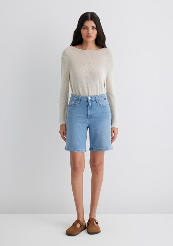 Mavi ELIANA Lt Blue Denim Denim Kadın Şort