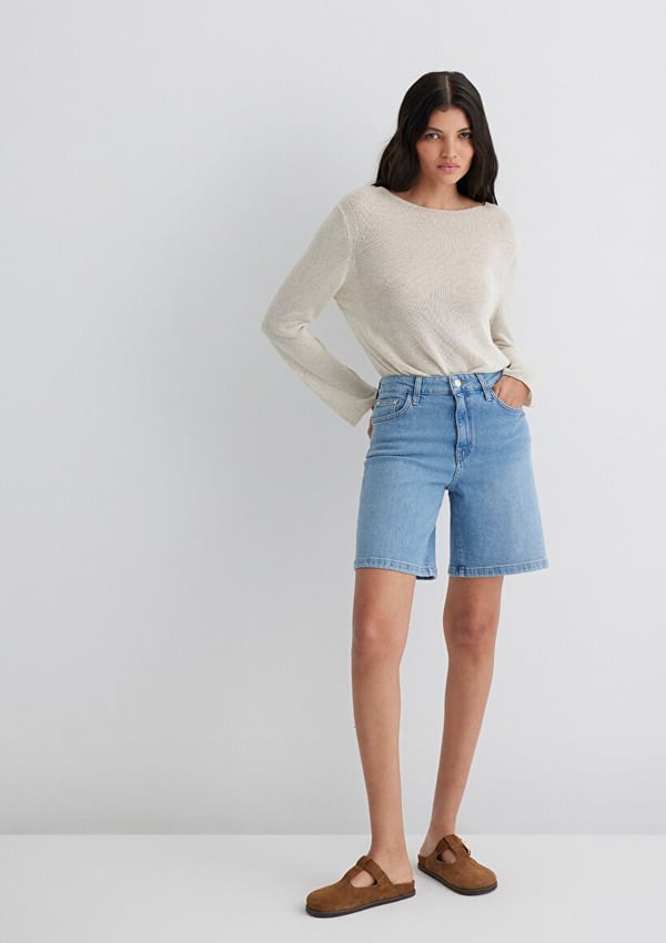 Mavi ELIANA Lt Blue Denim Denim Kadın Şort