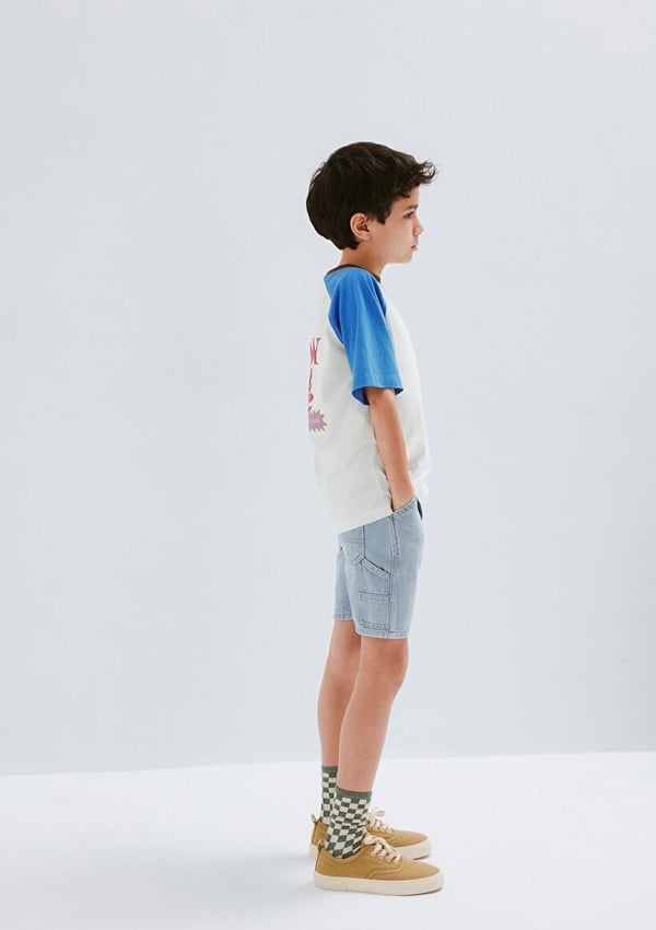 Mavi FARLEY Lt Blue Denim Denim Erkek Çocuk Şort