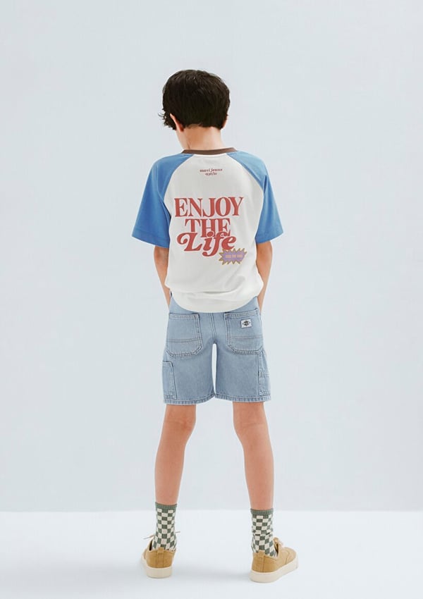 Mavi FARLEY Lt Blue Denim Denim Erkek Çocuk Şort