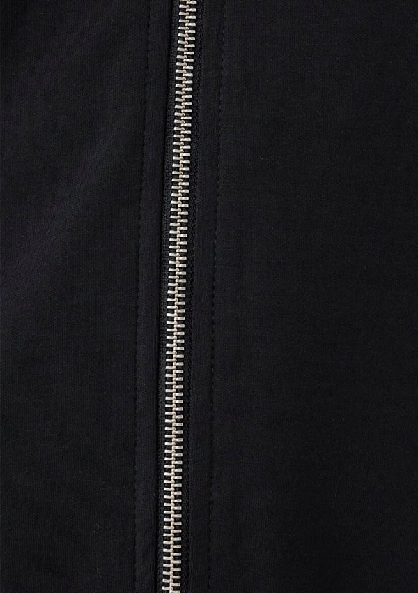 Mavi FERMUARLI BASIC SWEATSHIRT Siyah Siyah Kadın Sweatshirt