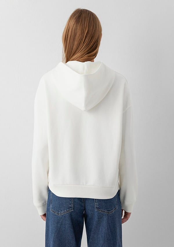 Mavi FERMUARLI BASIC SWEATSHIRT Toz Beyaz Kırık Beyaz Kadın Sweatshirt