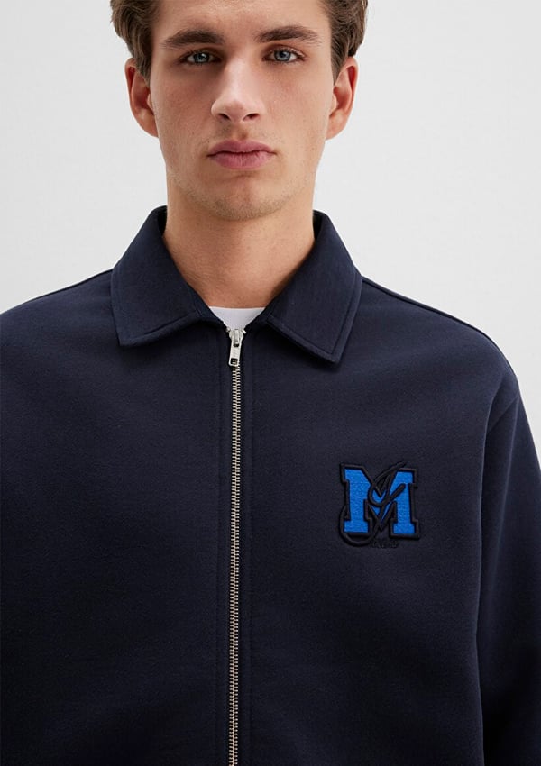 Mavi FERMUARLI CEPLİ SWEATSHIRT Gece Lacivert Lacivert Erkek Sweatshirt