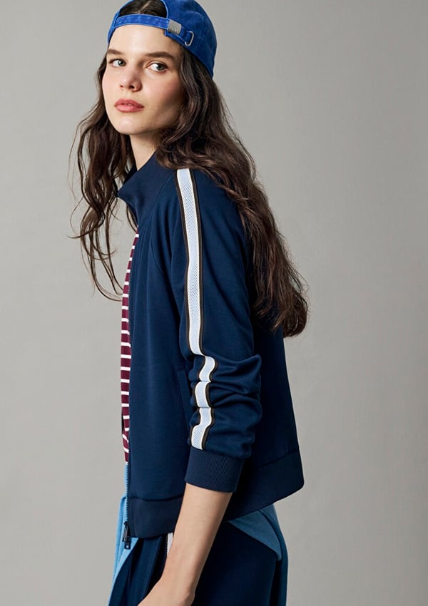 Mavi FERMUARLI SWEATSHIRT Koyu Lacivert Lacivert Kadın Sweatshirt