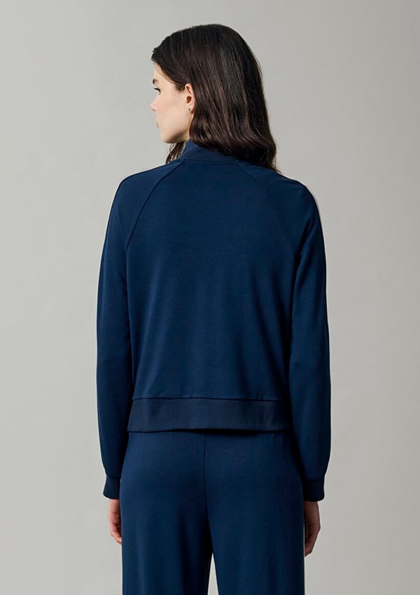 Mavi FERMUARLI SWEATSHIRT Koyu Lacivert Lacivert Kadın Sweatshirt