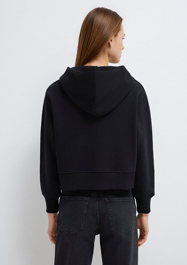 Mavi FERMUARLI SWEATSHIRT Siyah Siyah Kadın Sweatshirt