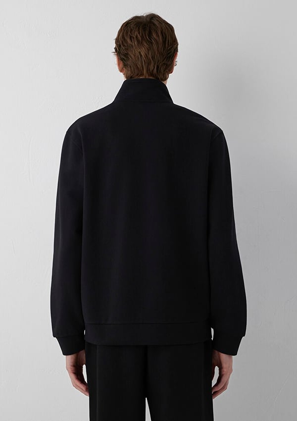 Mavi FULL ZIP SWEATSHIRT Siyah Siyah Erkek Sweatshirt