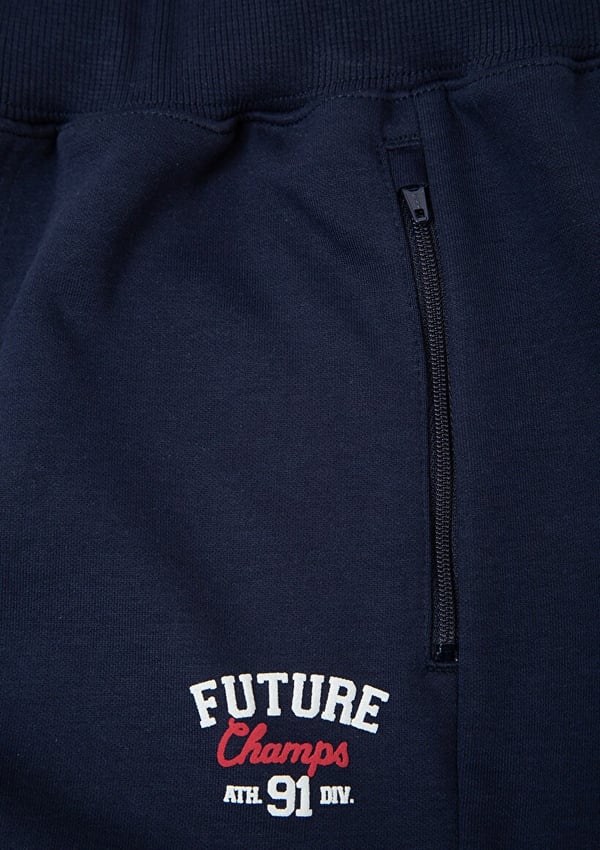 Mavi FUTURE CHAMPS BASKILI ÖRME PANTOLON Koyu Lacivert Erkek Çocuk Eşofman Alt