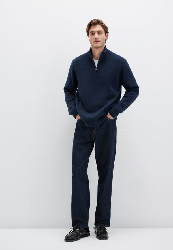 Mavi HALF ZiP KAZAK Gece Lacivert Lacivert Erkek Kazak