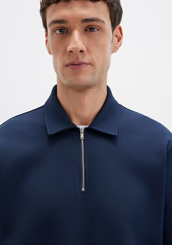 Mavi HALF ZiP SWEATSHiRT Safir Lacivert Lacivert Erkek Sweatshirt