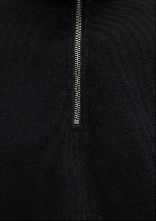 Mavi HALF ZiP SWEATSHiRT Siyah Siyah Erkek Sweatshirt