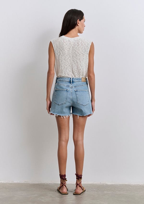 Mavi HEIDI Lt Brushed Denim Denim Kadın Şort