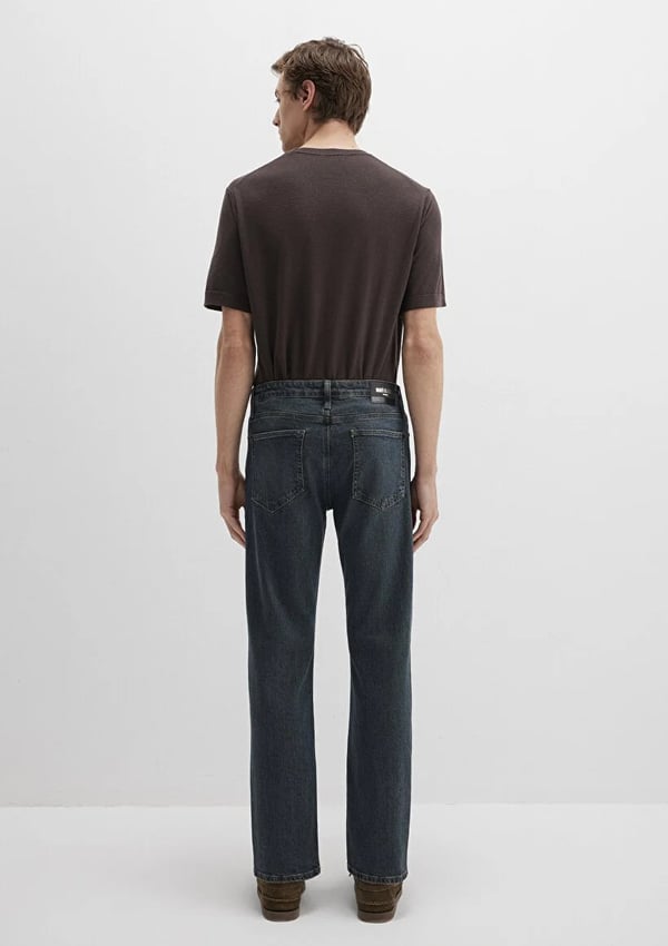 Mavi HUNTER Dark Brown Shaded Mavi Black Denim Erkek Kot Pantolon
