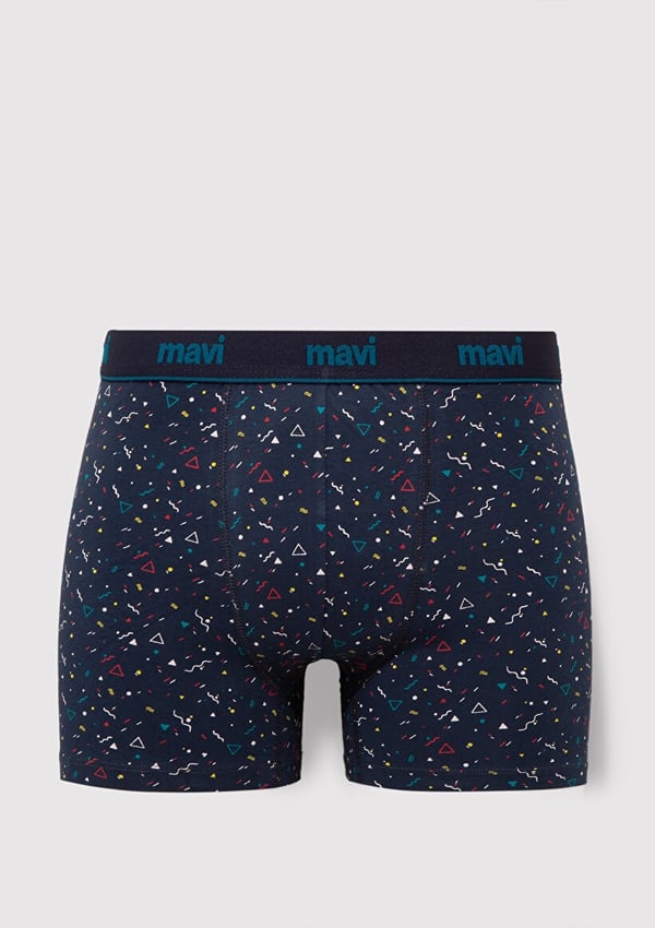 Mavi ic cAMASiRi Gece Lacivert Lacivert Erkek Boxer