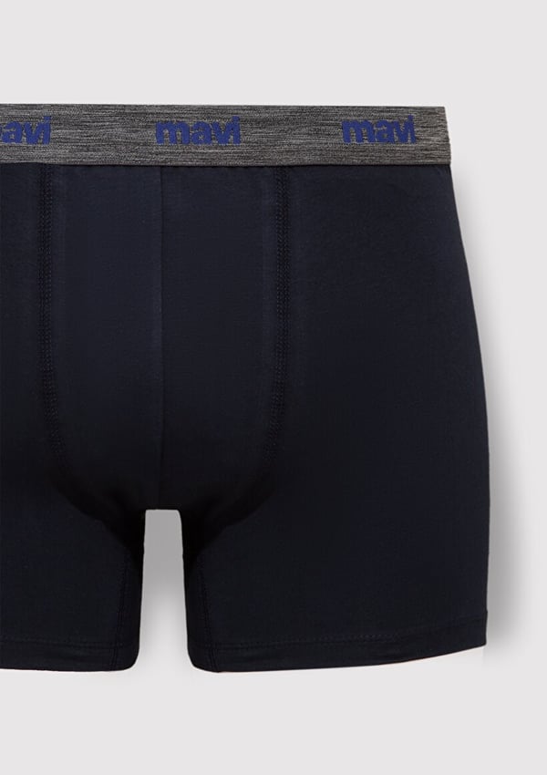 Mavi İÇ ÇAMAŞIRI Koyu Lacivert Lacivert Erkek Boxer