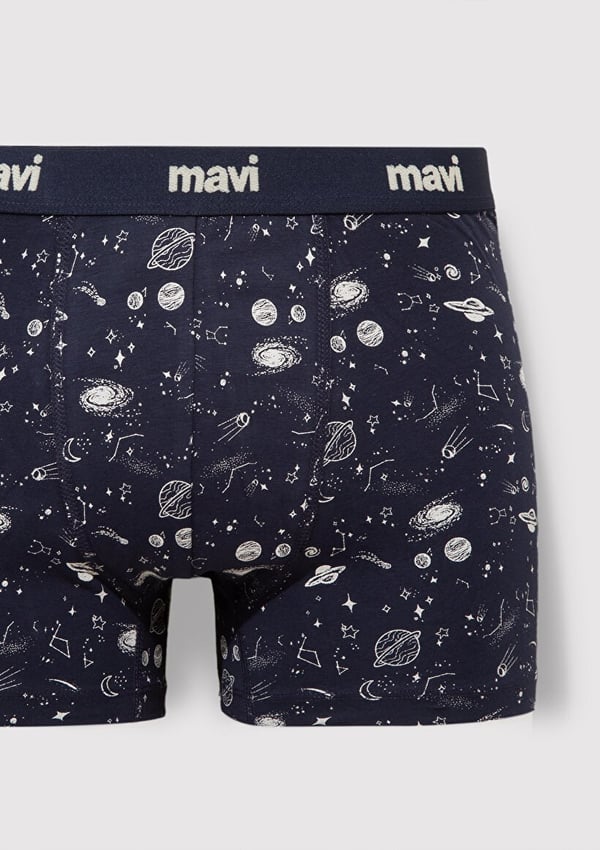 Mavi ic cAMASiRi Lacivert Lacivert Erkek Boxer
