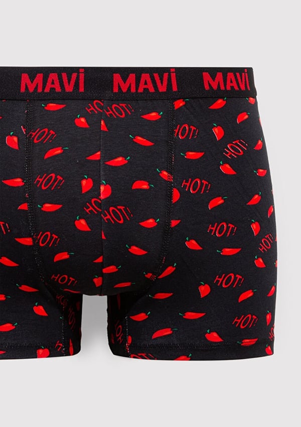 Mavi iC CAMASiRi Siyah Siyah Erkek Boxer