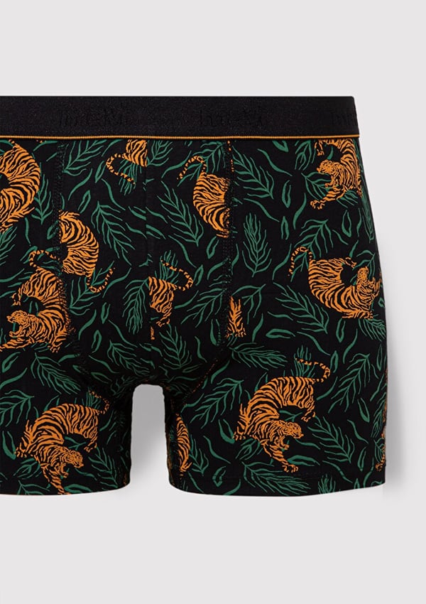 Mavi iC CAMASiRi Siyah Siyah Erkek Boxer