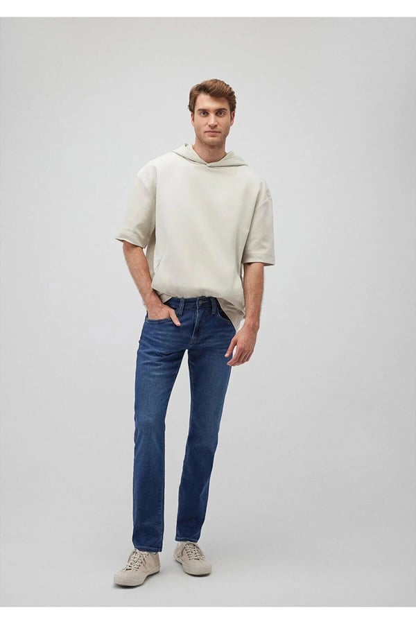 Mavi JAKE Dark Sky Blue Sporty Denim Erkek Kot Pantolon