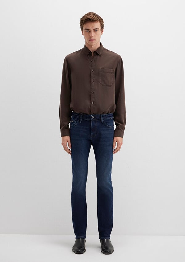 Mavi JAKE Dusty Midnight Mavi Black Denim Erkek Kot Pantolon