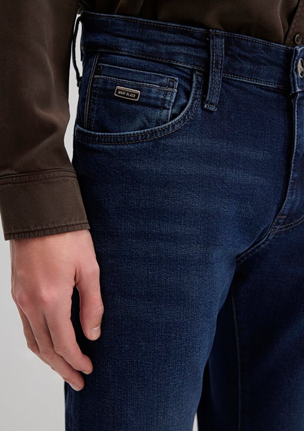 Mavi JAKE Dusty Midnight Mavi Black Denim Erkek Kot Pantolon