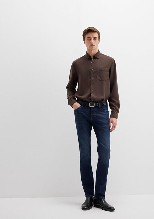 Mavi JAKE Dusty Midnight Mavi Black Denim Erkek Kot Pantolon