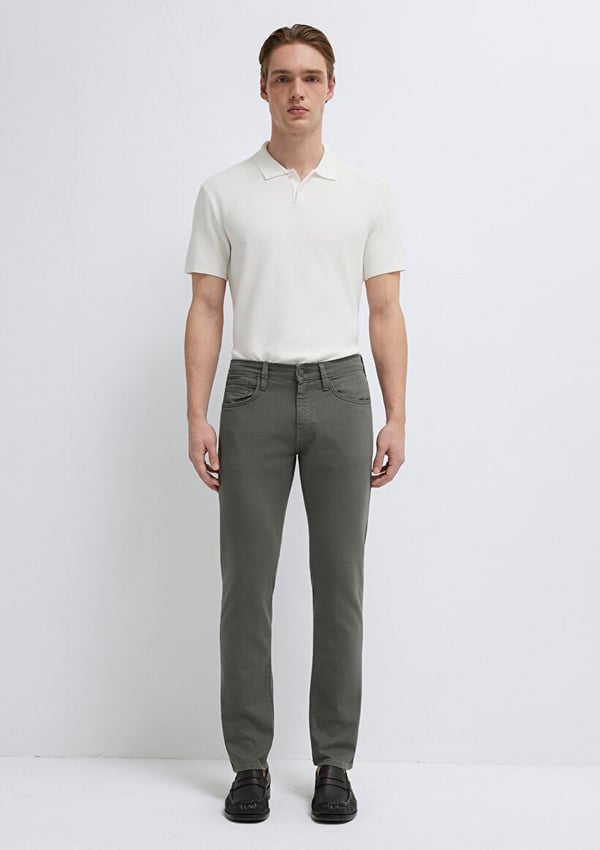 Mavi JAKE Green Gables Colored Comfort Haki Erkek Kot Pantolon