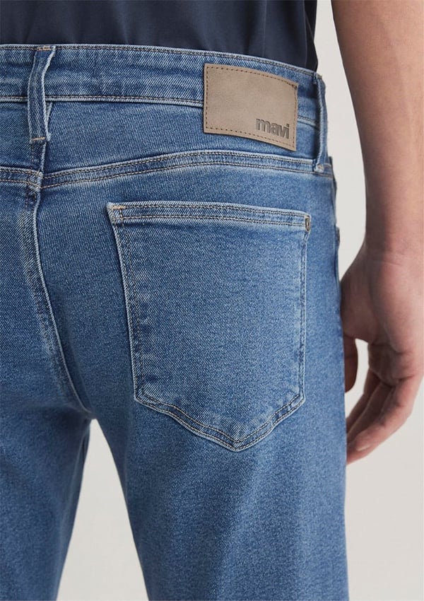 Mavi JAKE Indigo Blue Lux Black Denim Erkek Kot Pantolon