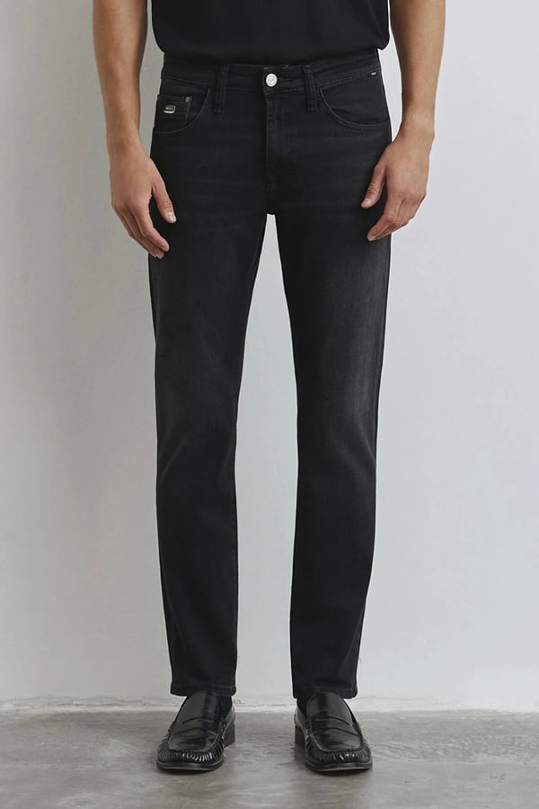 Mavi JAKE Lux Black Antrasit Denim Erkek Kot Pantolon