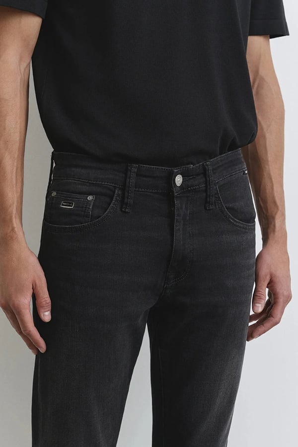 Mavi JAKE Lux Black Antrasit Denim Erkek Kot Pantolon