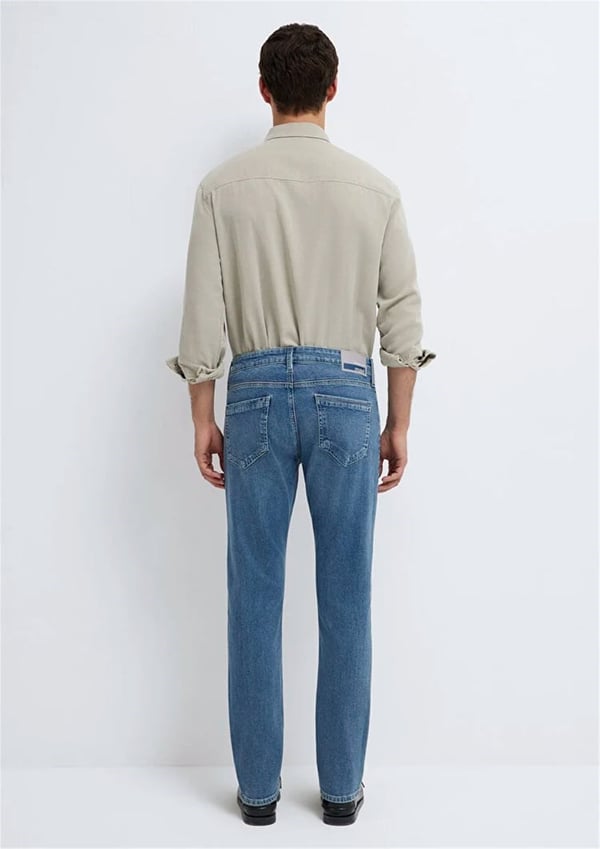 Mavi JAKE Mid Smokey Premium Blue Denim Erkek Kot Pantolon