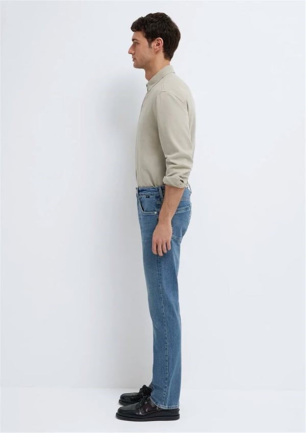Mavi JAKE Mid Smokey Premium Blue Denim Erkek Kot Pantolon