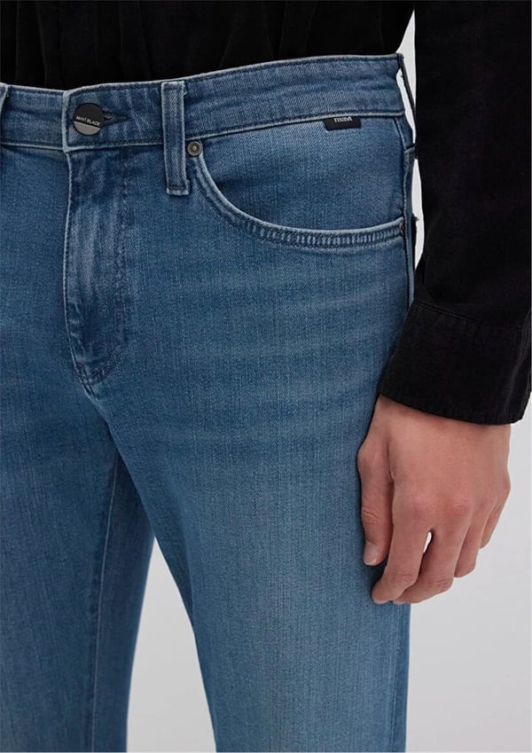 Mavi JAKE Mid Vintage Mavi Black Denim Erkek Kot Pantolon