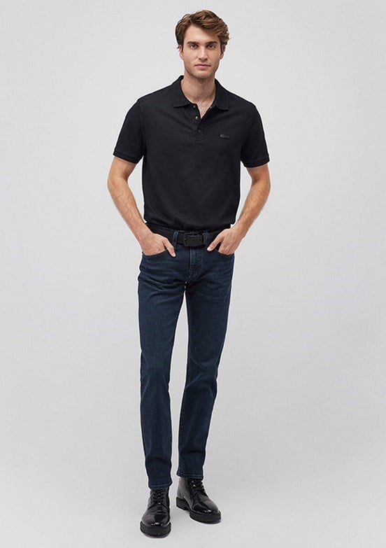 Mavi JAKE Mossy Shaded Lux Black Denim Erkek Kot Pantolon