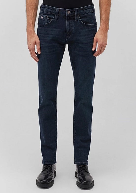 Mavi JAKE Mossy Shaded Lux Black Denim Erkek Kot Pantolon
