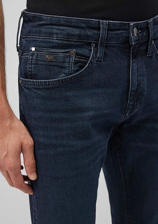 Mavi JAKE Mossy Shaded Lux Black Denim Erkek Kot Pantolon