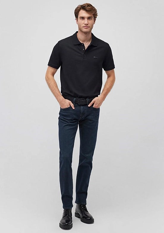 Mavi JAKE Mossy Shaded Lux Black Denim Erkek Kot Pantolon
