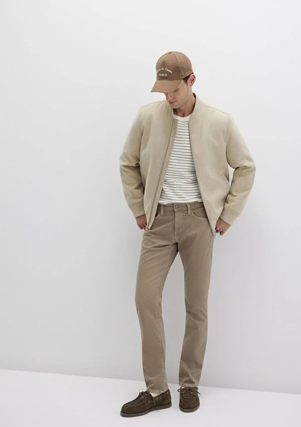 Mavi JAKE Overland Comfort Bej Erkek Kot Pantolon