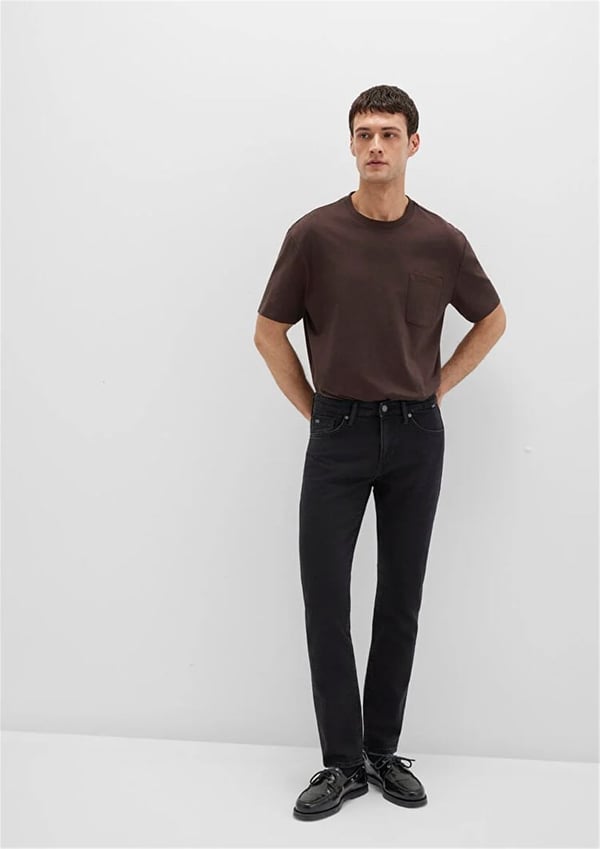 Mavi JAKE Washed Black Classic Comfort Denim Erkek Kot Pantolon